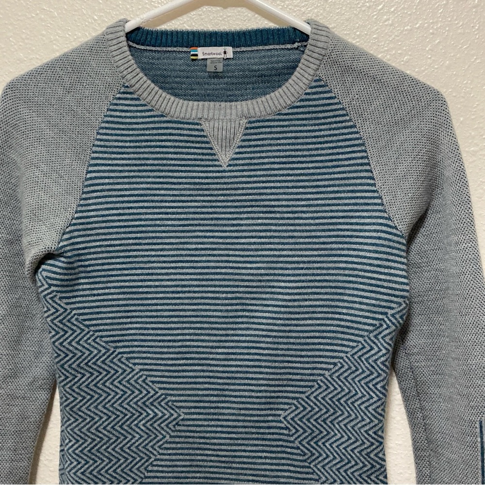 Smartwool Sweater Pullover Men’s Dacono Ski Active wear Striped Size S Winter - Picture 3 of 16